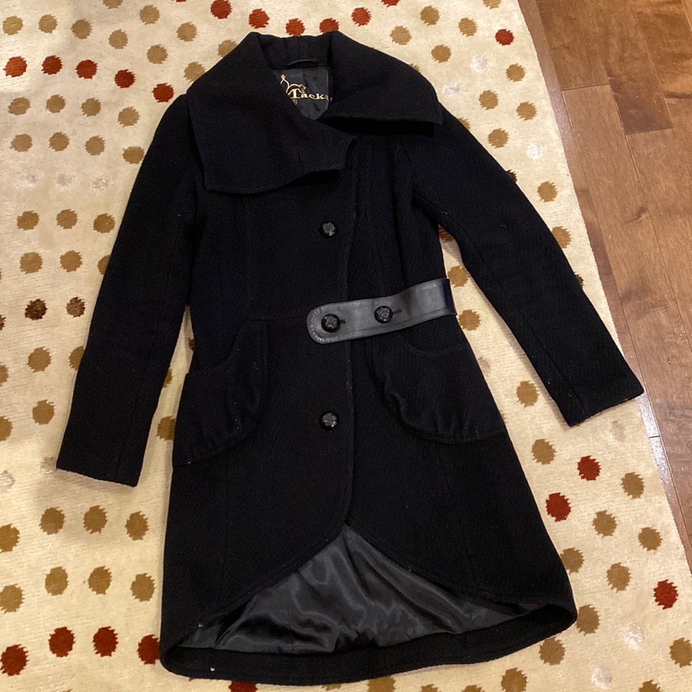 Mackage Black Wool Coat